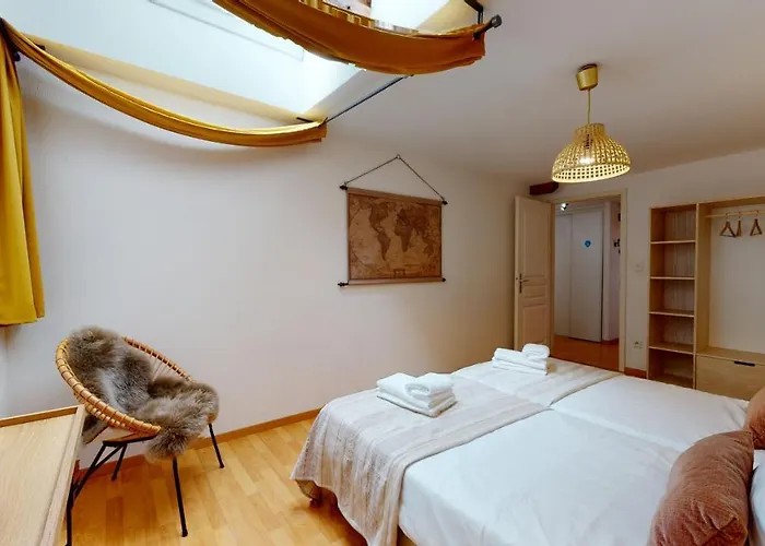 Duplex Des Dominicains - 1 Parking Gratuit - Hypercentre 6 Personnes