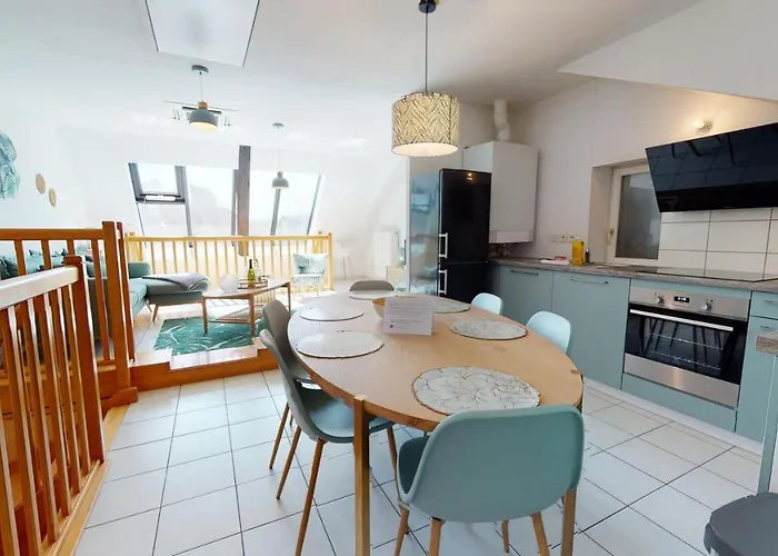 Duplex Des Dominicains - 1 Parking Gratuit - Hypercentre 6 Personnes Appartement *